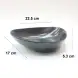#KK8684-BK; Ceramic 8.5 inches triangle plate