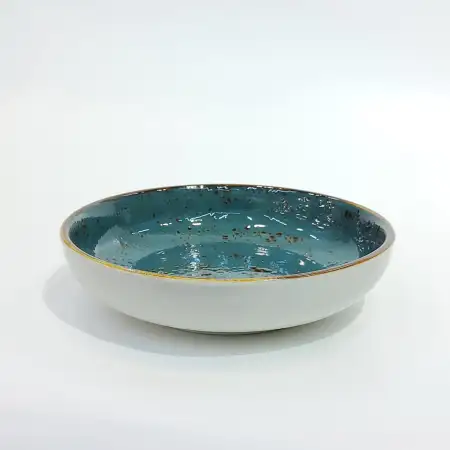 #KK9049-BL; Ceramic 7 inches round deep ..
