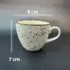 #KKE250-WT; Ceramic coffee cup with saucer 245ml