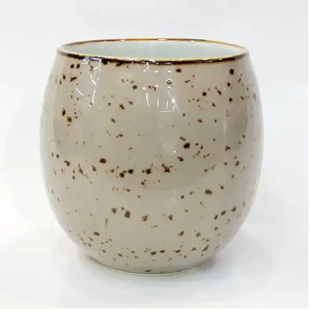 #KKG160-CR: Ceramic coffee cup 160ml..