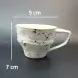 #KKW250-WT; Ceramic coffee cup with saucer 230ml