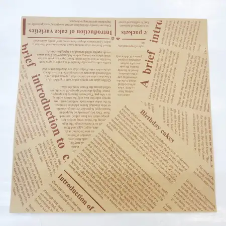 #KQ0176; Greaseproof paper 200pcs 22x22c..