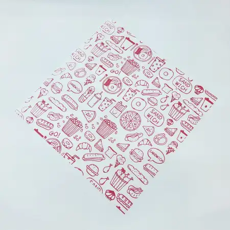 #KQ6603; Greaseproof paper 200pcs 22x22c..