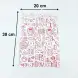 #KQ6627; Greaseproof paper 200pcs 20x30cm