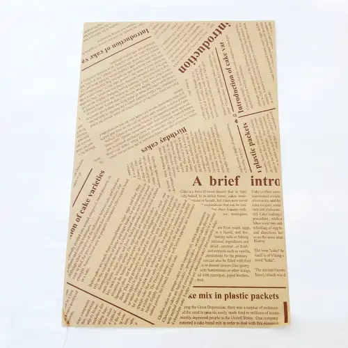 #KQ8912; Greaseproof paper 200pcs 20x30cm