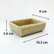 #KX9209; Ceramic 4 inches rectangular plate