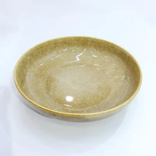 #KX9216; Ceramic 10 inches' deep round plate