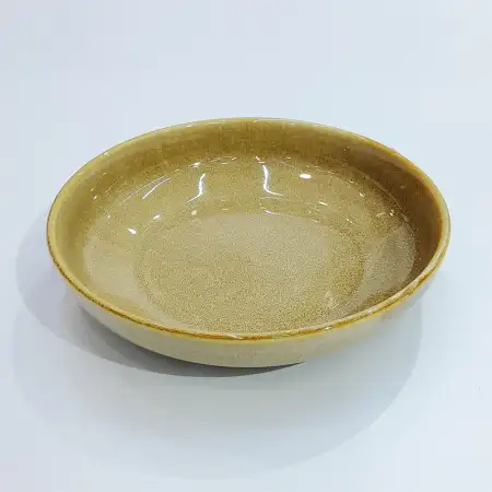 #KX9223; Ceramic 9 inches deep round pla..