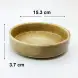 #KX9261: Ceramic 6 inches deep round plate