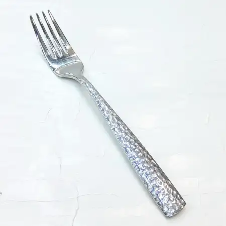#LY001-15; Stainless steel table fork..