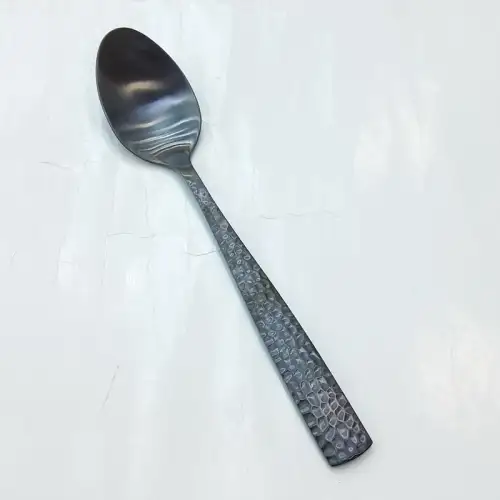 #LY001-3-MBK; Stainless steel dessert spoon #MBK 