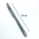 #LY03D-25MBK; Stainless steel table knife #MBK