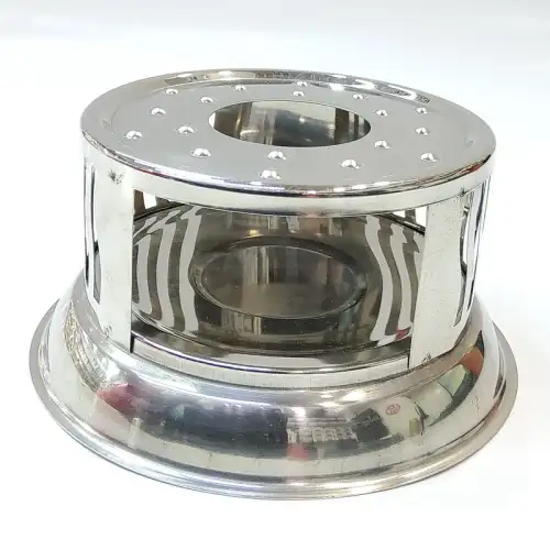 #MF-00123B; Stainless steel tea warmer #123B