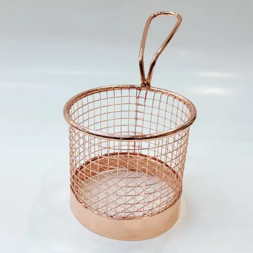 #MH-00178; Stainless steel mini fries basket 9.5x8cm