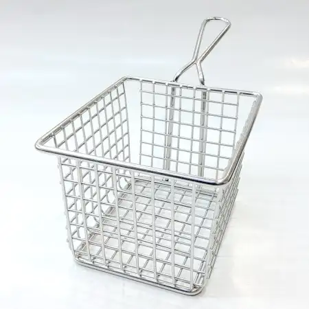#MH-00192; Stainless steel mini fries ba..