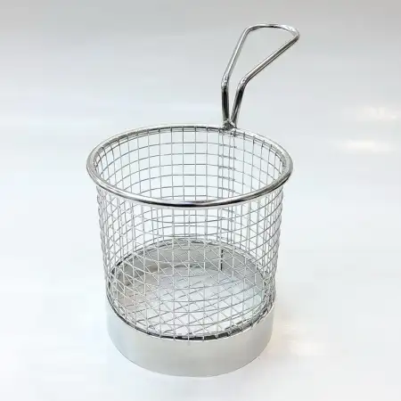 #MH-00208; Stainless steel mini fries ba..