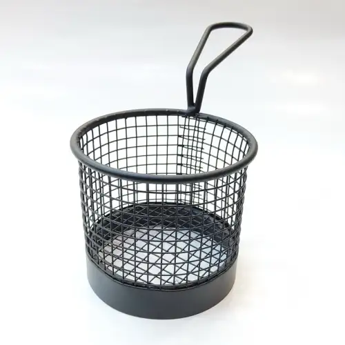 #MH-5943; Stainless steel mini fries basket 9.5x8cm