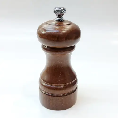 #MJSG5-BN-C; 5" wood salt grinder Ceramic BN 