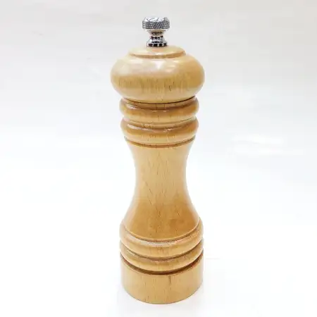 #MJSG6-NC-C; 6" wood salt grinder C..