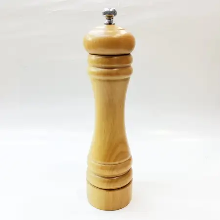 #MJSG8-NC-C; 8" wood salt grinder C..