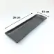 #N2-1875; Ceramic 14 inches rectangular plate
