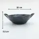 #NK-0654; Ceramic bowl 20cm with handle