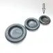 #NK-3267; Ceramic donut shape bowl 6.5 inches