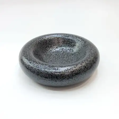 #NK-3274; Ceramic donut shape bowl 8 inc..