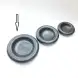 #NK-3281; Ceramic donut shape bowl 9.5 inches