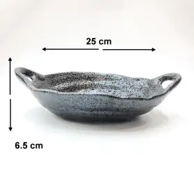 #NK-3434; Ceramic bowl with 9.75 inches with holder