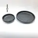 #NK-3502; Ceramic flat bowl 6 inches