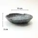 #NK-3526; Ceramic round plate 4.4 inches