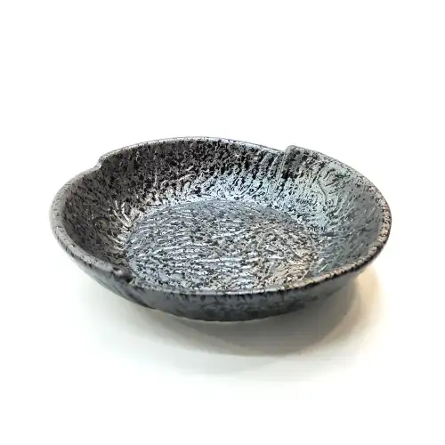 #NK-3533; Ceramic round plate 5 inches