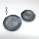 #NK-3625; Ceramic round plate 7 inches