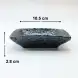 #NK-3670; Ceramic plate square 4.5 inches