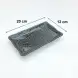 #NK-3724; Ceramic plate rectangular 8 inches
