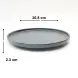 #NK-3786; Ceramic round plate 12 inches