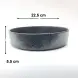 #NK-3809; Ceramic deep plate 9 inches