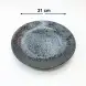 #NK-3823; Ceramic round plate 8.25 inches    