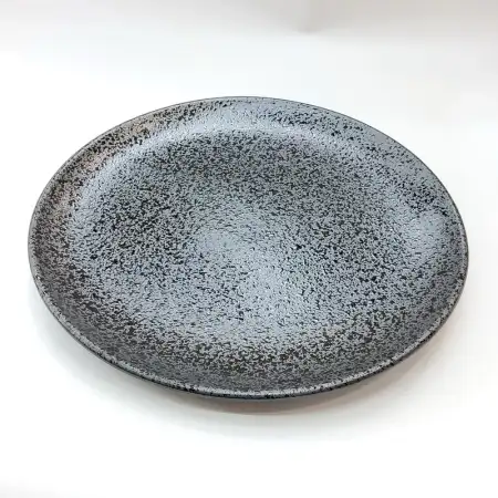 #NK-3830; Ceramic round plate 12.5 inche..