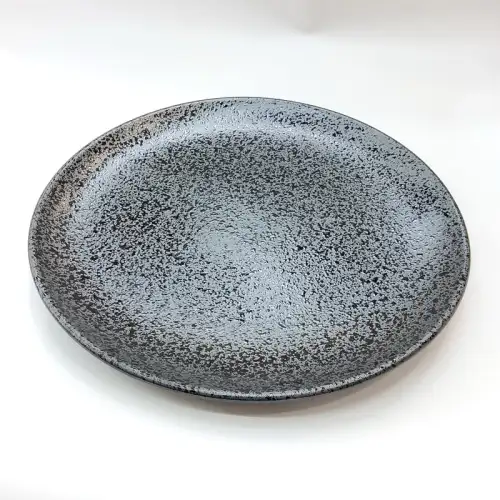#NK-3830; Ceramic round plate 12.5 inches