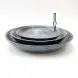 #NK-3878; Ceramic deep round plate 8 inches                       