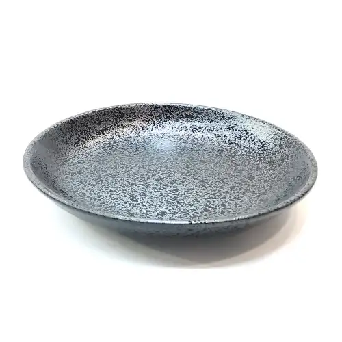 #NK-3878; Ceramic deep round plate 8 inches                       