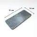 #NK-3885; Ceramic rectangular plate 12 inches