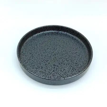 #NK-9856; Ceramic deep round plate 19.5c..
