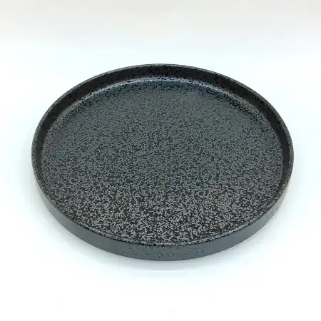 #NK-9863; Ceramic deep round plate 26.5c..