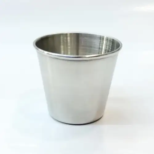 #S4843; Stainless steel sauce dish 4.8cm