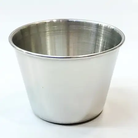 #S5748; Stainless steel sauce dish 5.7cm..
