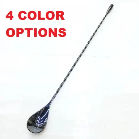 #SDS50; Stainless steel bar spoon 50cm..