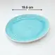 #SE7814; Ceramic 7.8" salad plate  